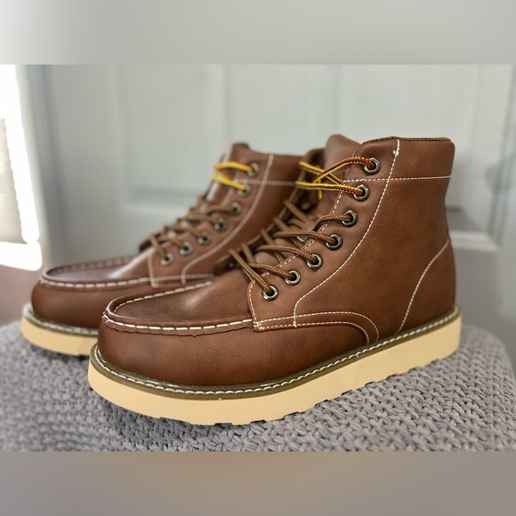 PORTLAND by Portland Boot Company Men's Fulton 6 Inch Lace Up Boots - Picture 2 of 8